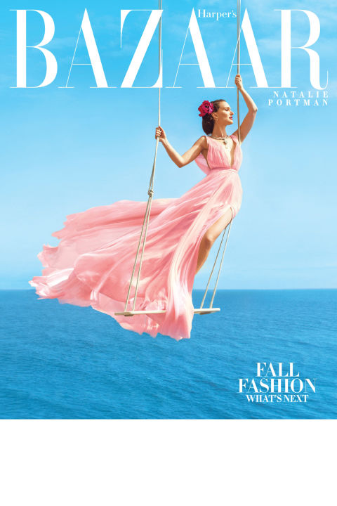 Natalie Portman Pretty in Pink Harpers Bazaar 2015 The Icons Forever Chic by Meg