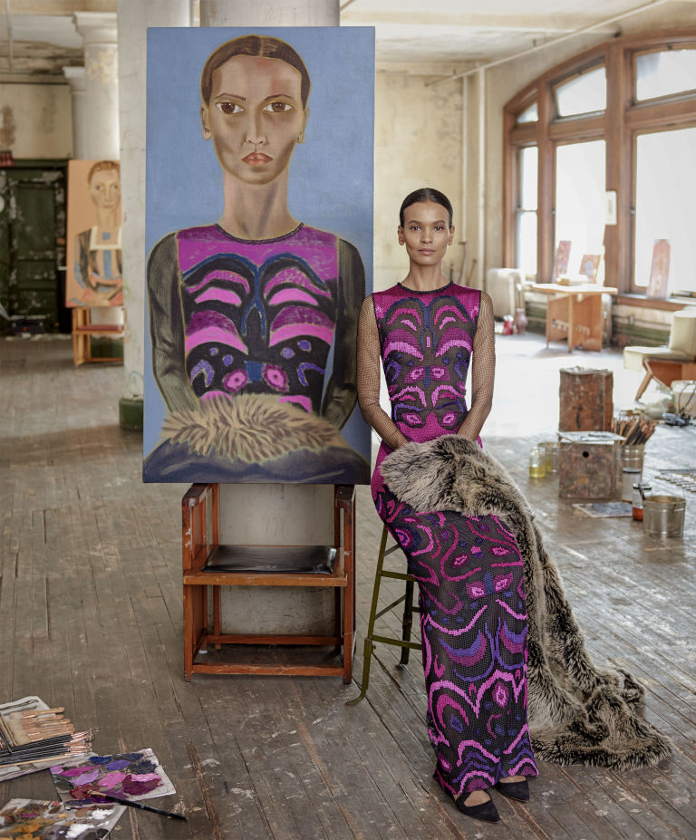 The Portrayal of a Supermodel Francesco Clemente Forever Chic by Meg